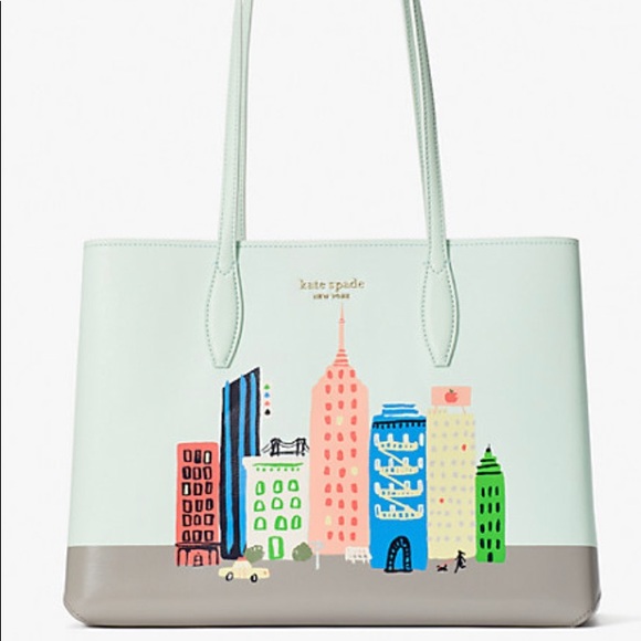 Authentic Kate Spade leather rock Center large tote/pouch - Picture 8 of 15